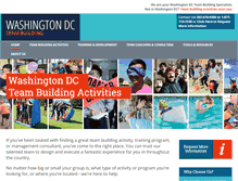 Tablet Screenshot of dcteambuilding.com